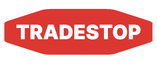 TradeStop red logo - trading discipline and risk management software